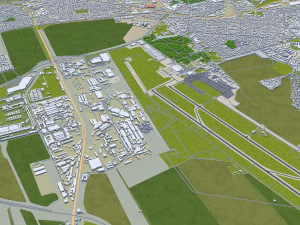 Odessa city ukraine 60km 3D Model