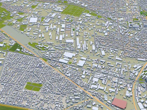 Odessa city ukraine 60km 3D Model