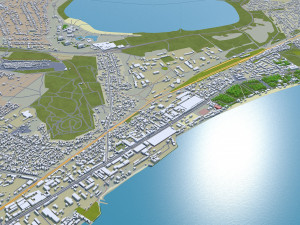 Odessa city ukraine 60km 3D-Modell