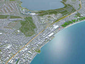 Odessa city ukraine 60km 3D Model