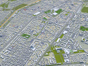 Odessa city ukraine 60km 3D Model