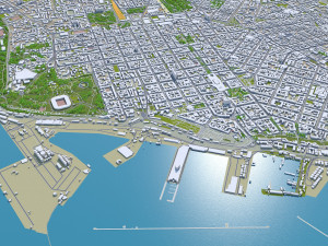 Odessa city ukraine 60km 3D-Modell