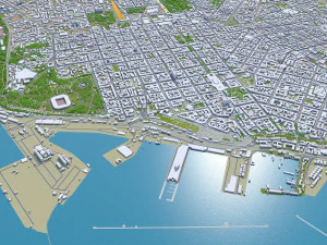 Odessa city ukraine 60km 3D Model