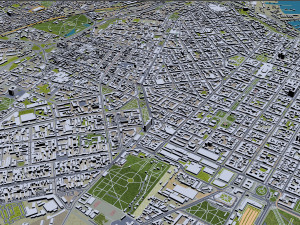 Odessa city ukraine 60km 3D-Modell
