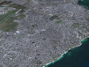 Odessa city ukraine 60km 3D Model
