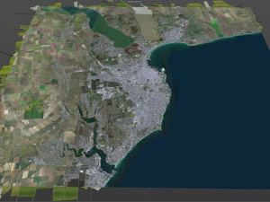 Odessa city ukraine 60km 3D Model