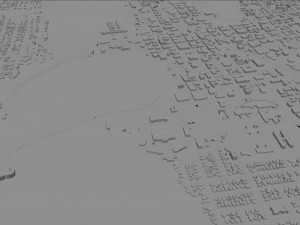 Olympia city washington 40km Model 3D