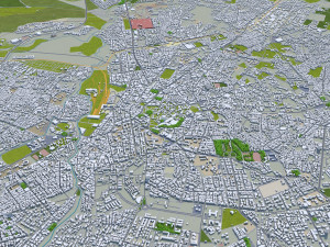 Oujda city morocco 50km 3D मॉडल