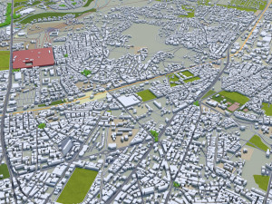 Oujda city morocco 50km 3D मॉडल