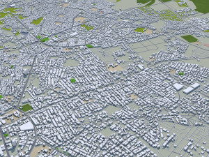 Oujda city morocco 50km 3D मॉडल