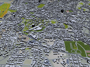 Oujda city morocco 50km 3D मॉडल