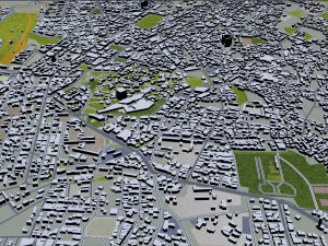 Oujda city morocco 50km 3D Model