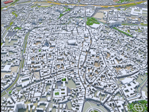 Padua city italy 100km 3D मॉडल