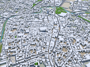 Padua city italy 100km 3D मॉडल