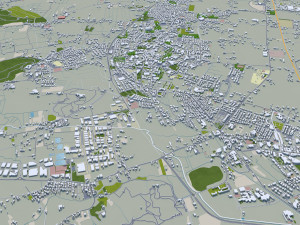 Padua city italy 100km 3D मॉडल
