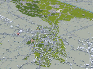 Padua city italy 100km 3D मॉडल