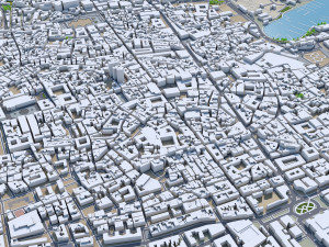 Palermo city italy 40km 3D Model