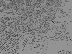 Palermo city italy 40km 3D Model