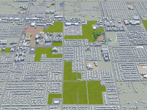 Palmdale city california 60km 3D Model