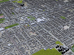 Palmerston north city new zealand 40km 3D Модель