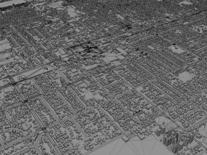 Palmerston north city new zealand 40km 3D Модель