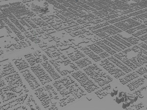 Palmerston north city new zealand 40km 3D Модель