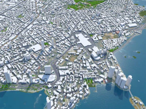 Panama city panama 80km 3D Model