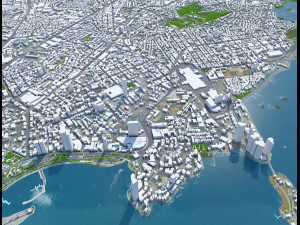 Panama city panama 80km 3Dモデル