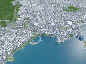 Panama city panama 80km 3Dモデル