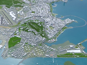 Panama city panama 80km 3Dモデル