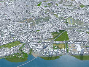 Panama city panama 80km 3Dモデル