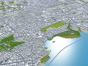 Panama city panama 80km 3Dモデル