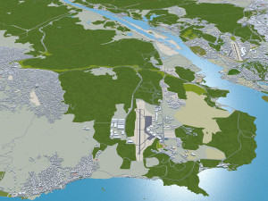 Panama city panama 80km 3Dモデル