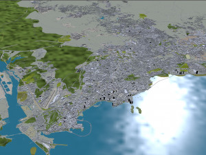 Panama city panama 80km 3Dモデル