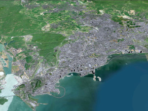 Panama city panama 80km 3Dモデル