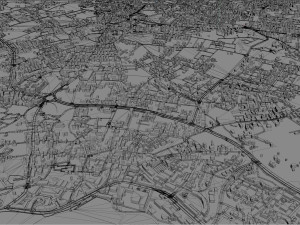 Paphos city cyprus 30km 3Dモデル