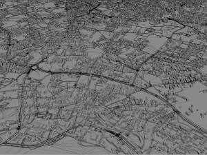 Paphos city cyprus 30km 3D Model