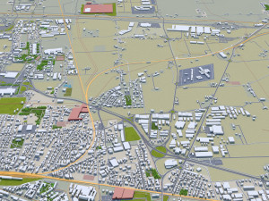 Parma city italy 20km 3D 모델