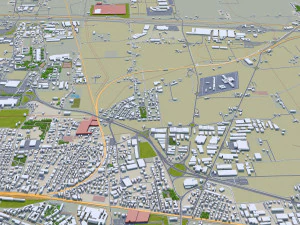 Parma city italy 20km 3D Model