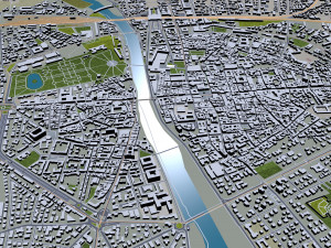 Parma city italy 20km 3D 모델