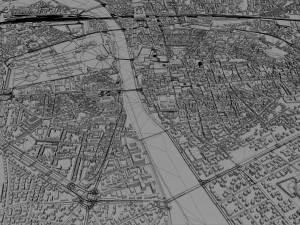 Parma city italy 20km 3D 모델