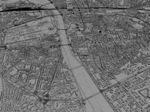 Parma city italy 20km 3D Model