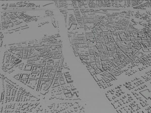 Parma city italy 20km 3D Model