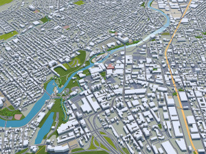 Paterson city new jersey 20km Modèle 3D