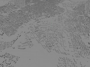 Paterson city new jersey 20km 3Dモデル