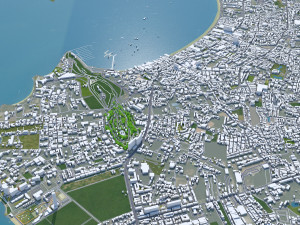 Pattaya city thailand 60km Model 3D