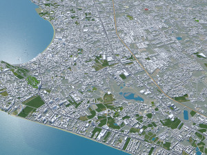 Pattaya city thailand 60km Model 3D