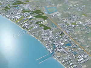Pattaya city thailand 60km Model 3D