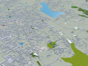 Pattaya city thailand 60km Model 3D