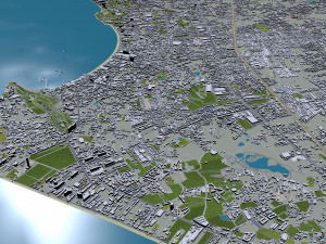 Pattaya city thailand 60km Model 3D